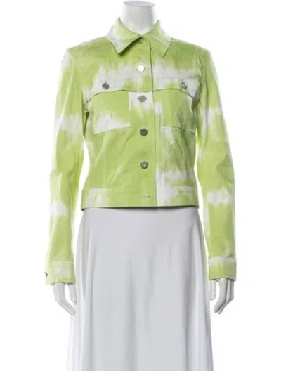 Pre-owned Celine Vintage 2000 Jacket In Green