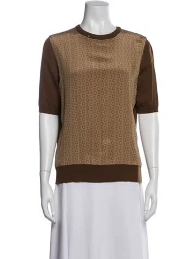 Pre-owned Celine Vintage 2000's Sweater In Brown