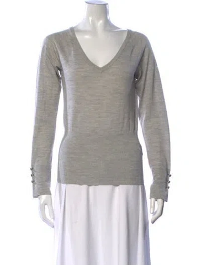 Pre-owned Celine Vintage 2000's Sweater In Gray