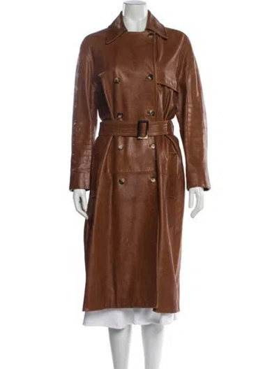 Pre-owned Celine Vintage 2002 Trench Coat In Brown