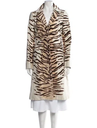 Pre-owned Celine Vintage 2003 Coat In Neutrals