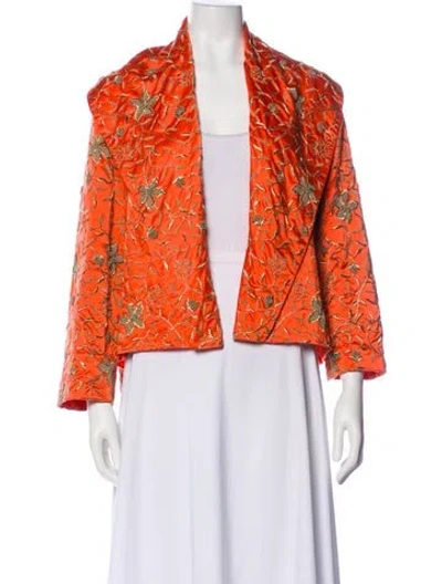Pre-owned Celine Vintage 2003 Evening Jacket In Orange