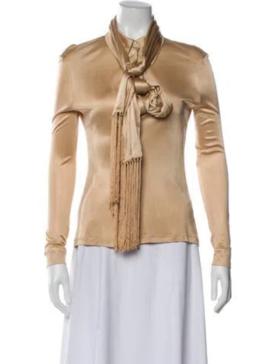 Pre-owned Celine Vintage 2004 Blouse In Neutral