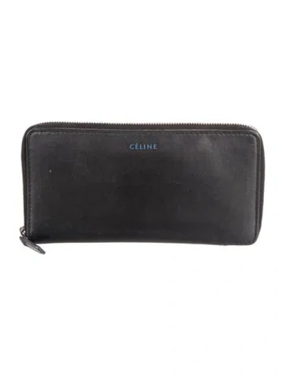 Pre-owned Celine Vintage 2010 Continental Wallet In Black