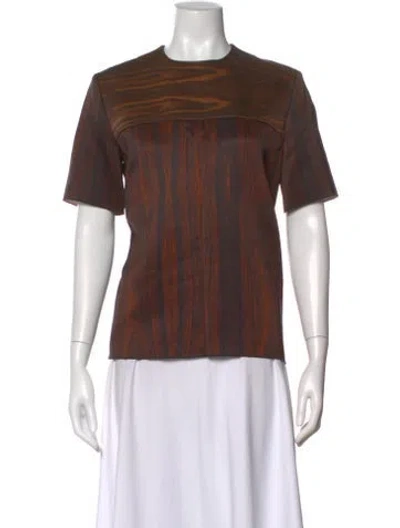Pre-owned Celine Vintage 2011 Top In Brown
