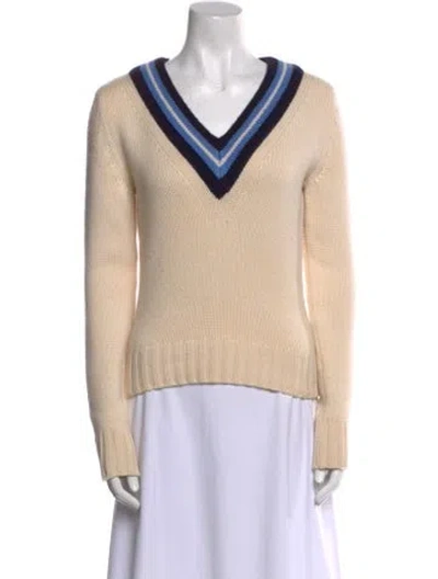 Pre-owned Celine Vintage Cashmere Sweater In Neutral
