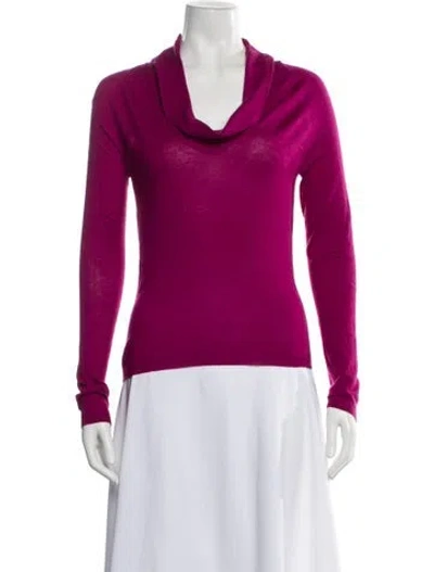 Pre-owned Celine Vintage Cashmere Sweater In Purple