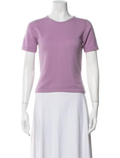 Pre-owned Celine Vintage Cashmere Sweater In Purple