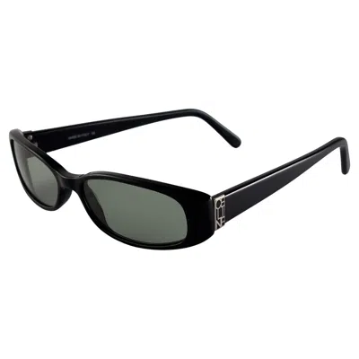 Pre-owned Celine Vintage  Vc 1539 Office Siren Sunglasses 1990's Made In Italy In Black