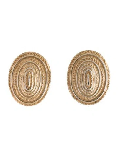 Pre-owned Celine Vintage Clip-on Earrings In Multicolor