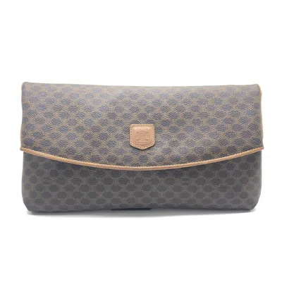 Celine Vintage Envelope Clutch Women's Bag In Brown