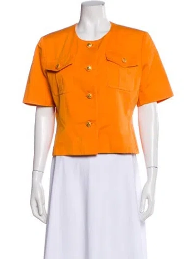 Pre-owned Celine Vintage Evening Jacket In Orange