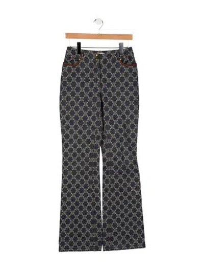 Pre-owned Celine Vintage Flared Jeans In Blue