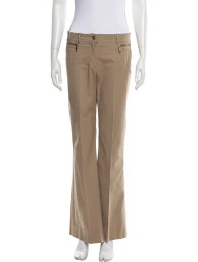 Pre-owned Celine Vintage Flared Pants In Neutral