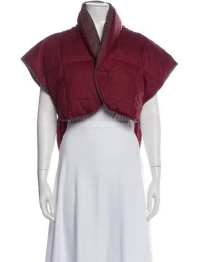 Pre-owned Celine Vintage Jacket In Burgundy
