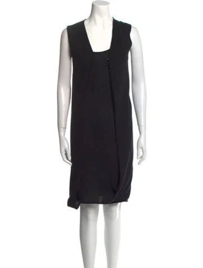 Pre-owned Celine Vintage Knee-length Dress In Black