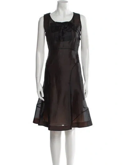 Pre-owned Celine Vintage Knee-length Dress In Black
