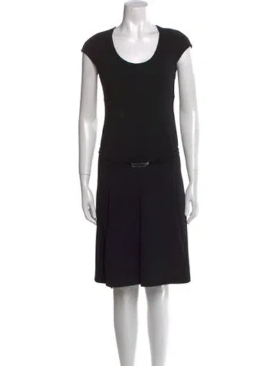 Pre-owned Celine Vintage Knee-length Dress In Black