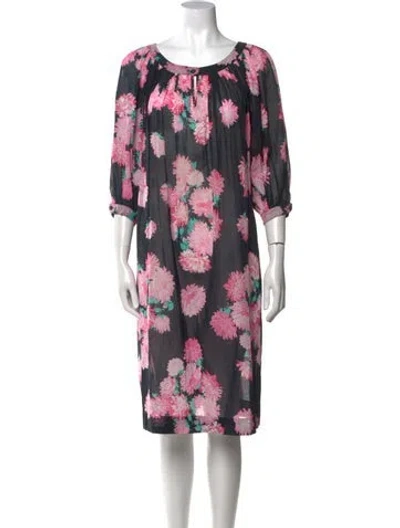 Pre-owned Celine Vintage Knee-length Dress In Black