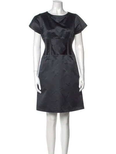 Pre-owned Celine Vintage Knee-length Dress In Blue