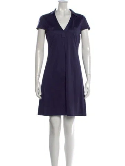 Pre-owned Celine Vintage Knee-length Dress In Blue