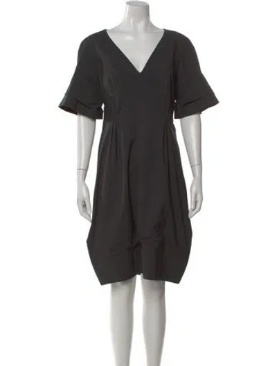 Pre-owned Celine Vintage Knee-length Dress In Gray