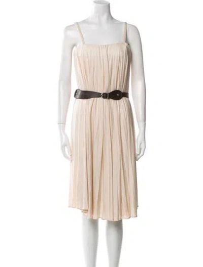 Pre-owned Celine Vintage Knee-length Dress In Neutral