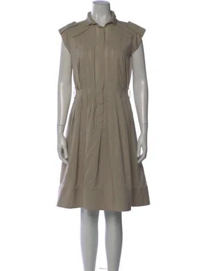 Pre-owned Celine Vintage Knee-length Dress In Neutral