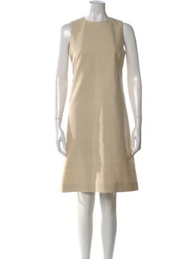 Pre-owned Celine Vintage Knee-length Dress In Neutral