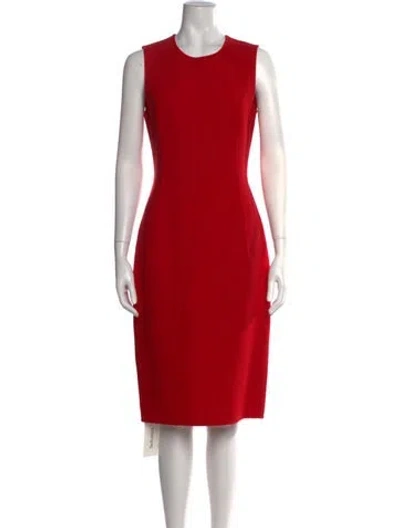Pre-owned Celine Vintage Knee-length Dress In Red