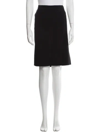 Pre-owned Celine Vintage Knee-length Skirt In Black