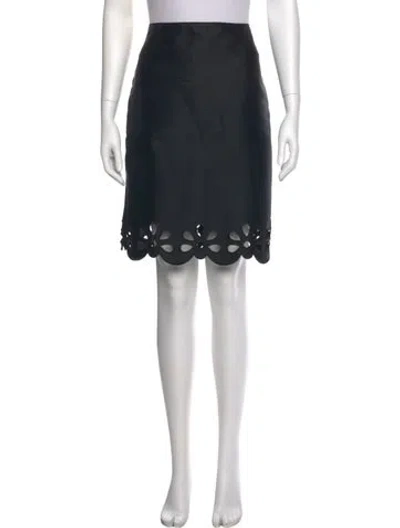 Pre-owned Celine Vintage Knee-length Skirt In Black