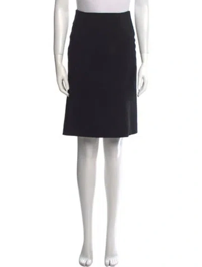 Pre-owned Celine Vintage Knee-length Skirt In Black