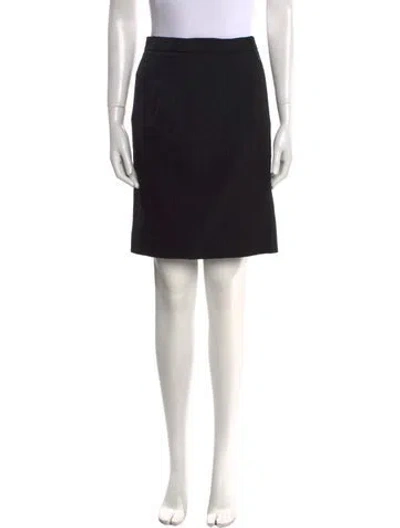Pre-owned Celine Vintage Knee-length Skirt In Black