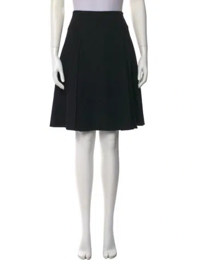 Pre-owned Celine Vintage Knee-length Skirt In Black