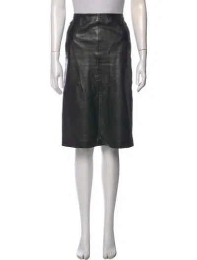 Pre-owned Celine Vintage Knee-length Skirt In Black
