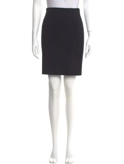 Pre-owned Celine Vintage Knee-length Skirt In Black
