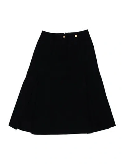 Pre-owned Celine Vintage Knee-length Skirt In Black