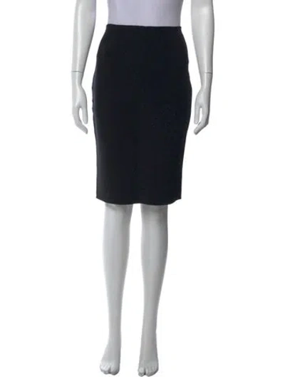 Pre-owned Celine Vintage Knee-length Skirt In Black