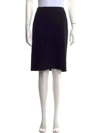 Pre-owned Celine Vintage Knee-length Skirt In Black