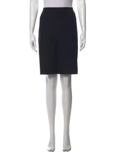 Pre-owned Celine Vintage Knee-length Skirt In Black