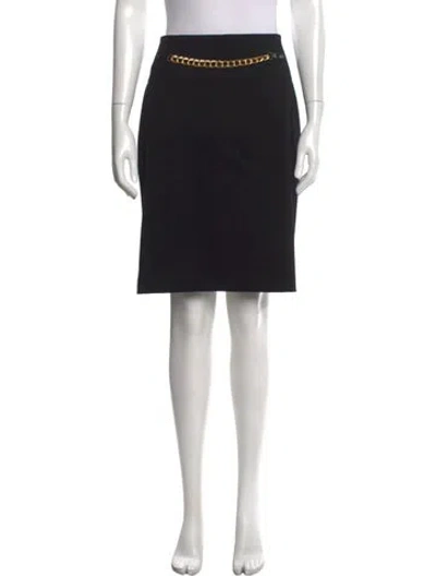 Pre-owned Celine Vintage Knee-length Skirt In Black