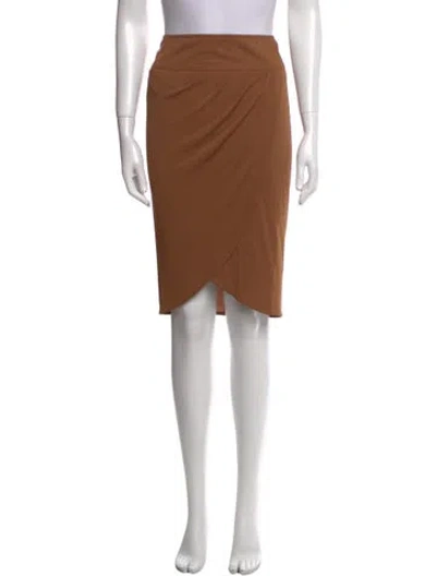 Pre-owned Celine Vintage Knee-length Skirt In Brown