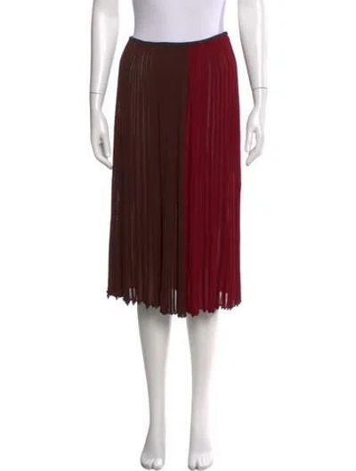 Pre-owned Celine Vintage Knee-length Skirt In Brown