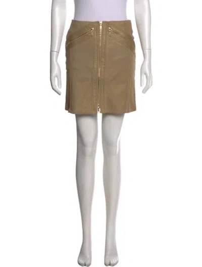 Pre-owned Celine Vintage Knee-length Skirt In Gold