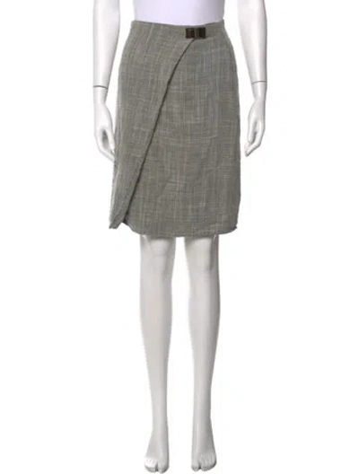 Pre-owned Celine Vintage Knee-length Skirt In Grey