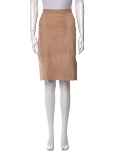 Pre-owned Celine Vintage Knee-length Skirt In Neutral