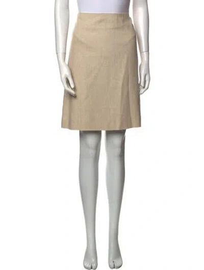 Pre-owned Celine Vintage Knee-length Skirt In Neutral
