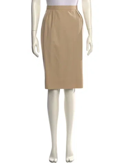 Pre-owned Celine Vintage Knee-length Skirt In Neutral