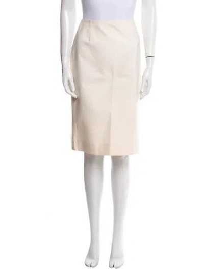 Pre-owned Celine Vintage Knee-length Skirt In Neutral